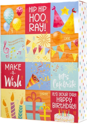 Birthday Countdown Calendar - available as Regular, GLUTEN FREE and/or VEGAN