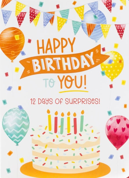 Birthday Countdown Calendar - available as Regular, GLUTEN FREE and/or VEGAN