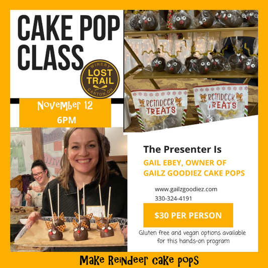 Cake Pop Class - Reindeer Treats