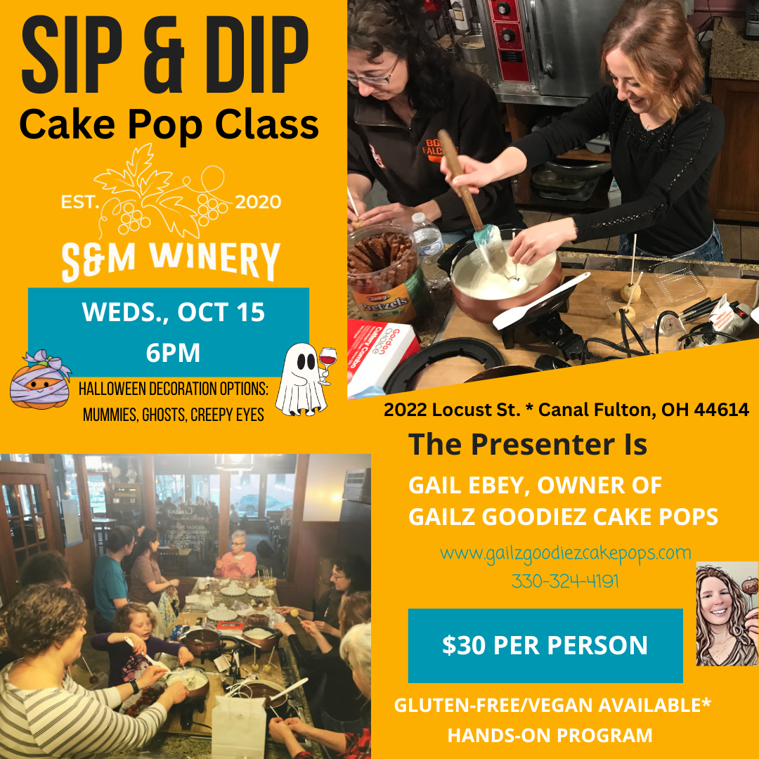 Sip & Dip - Cake Pop Class